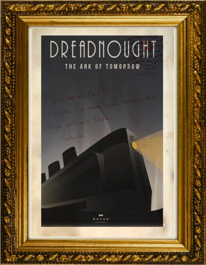 Dreadnought Escape Game Room Poster